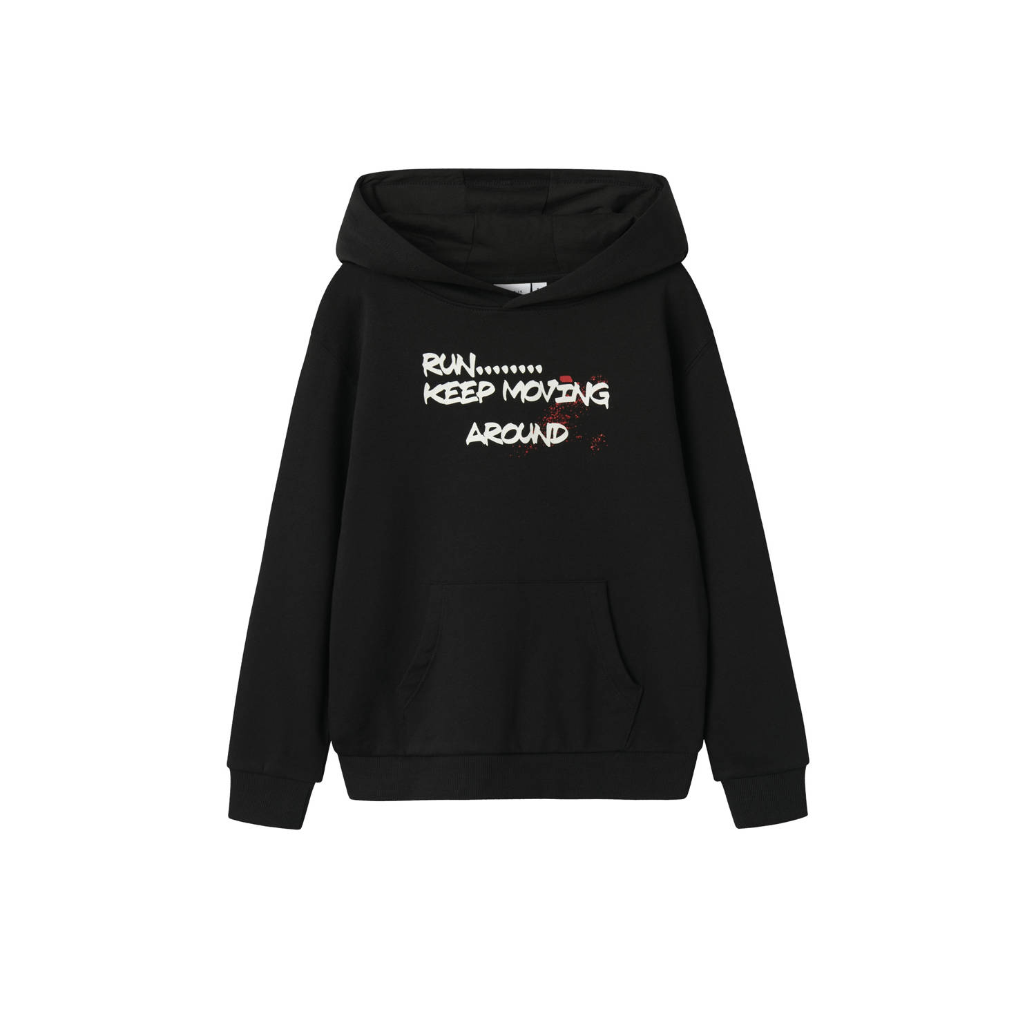 NAME IT KIDS hoodie zwart