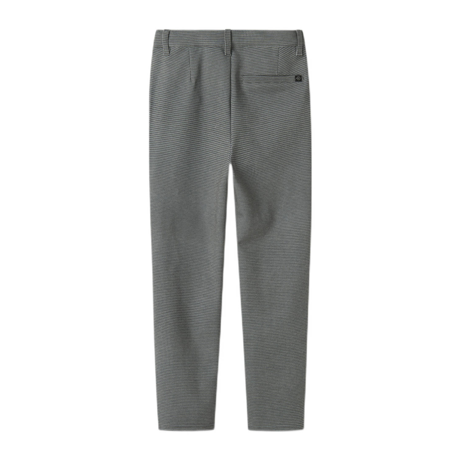 NAME IT KIDS slim casual broek grijs melange