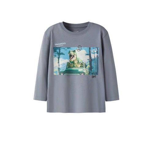NAME IT MINI longsleeve grijsblauw afbeelding