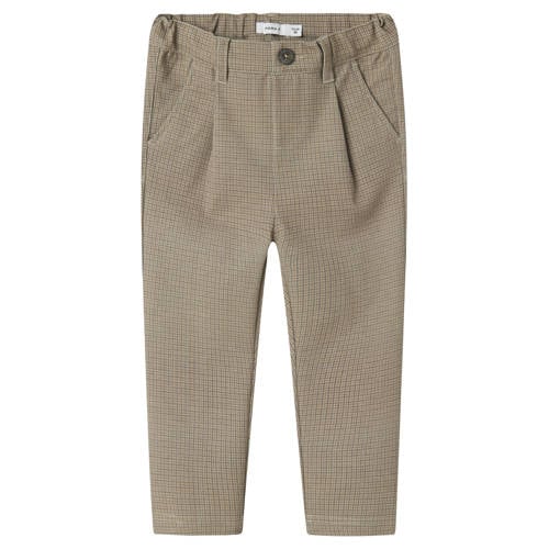 NAME IT MINI slim casual broek zand afbeelding