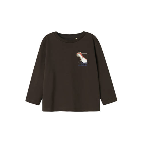 NAME IT MINI longsleeve donkerbruin afbeelding