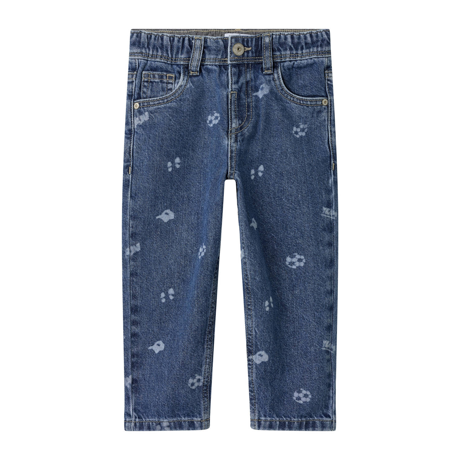 NAME IT MINI waist tapered jeans medium blue denim