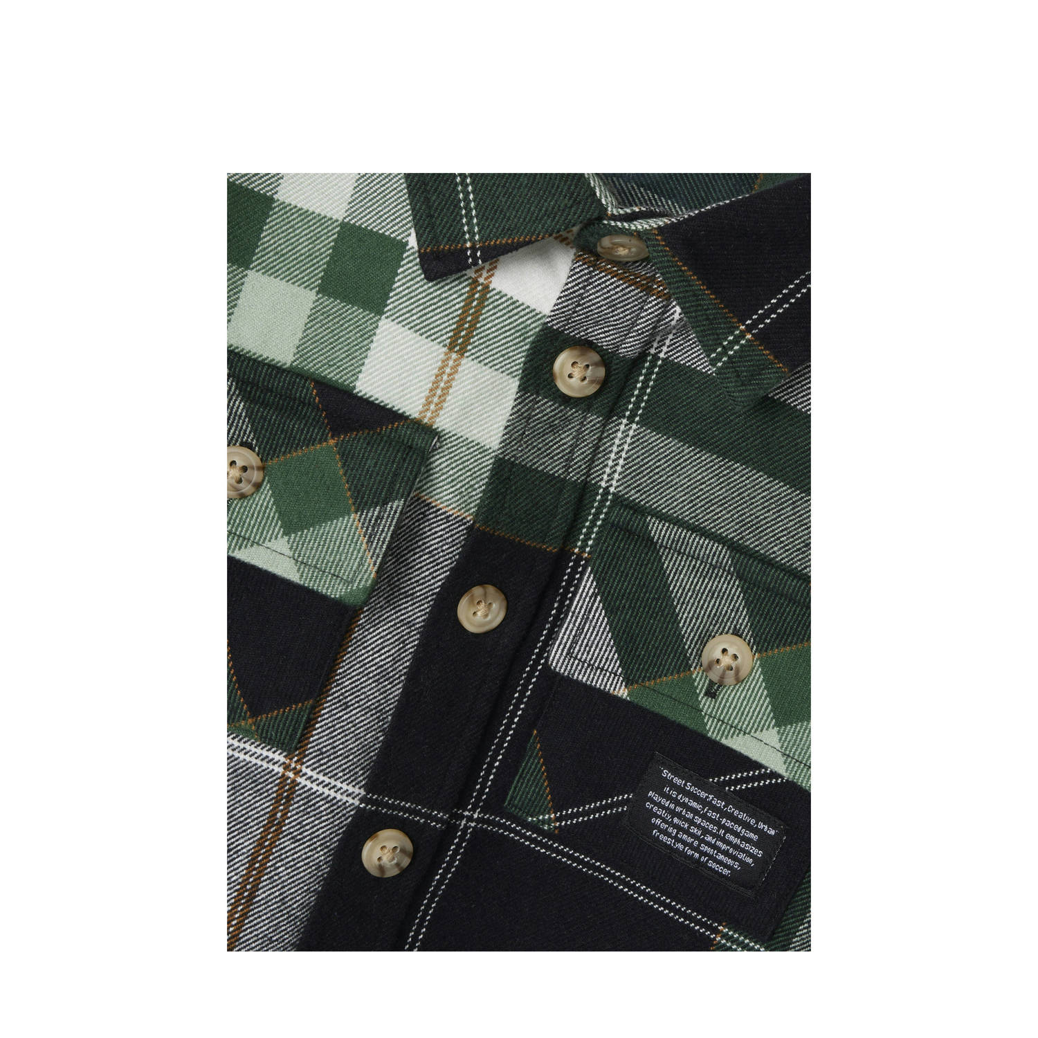 NAME IT MINI overshirt donkergroen