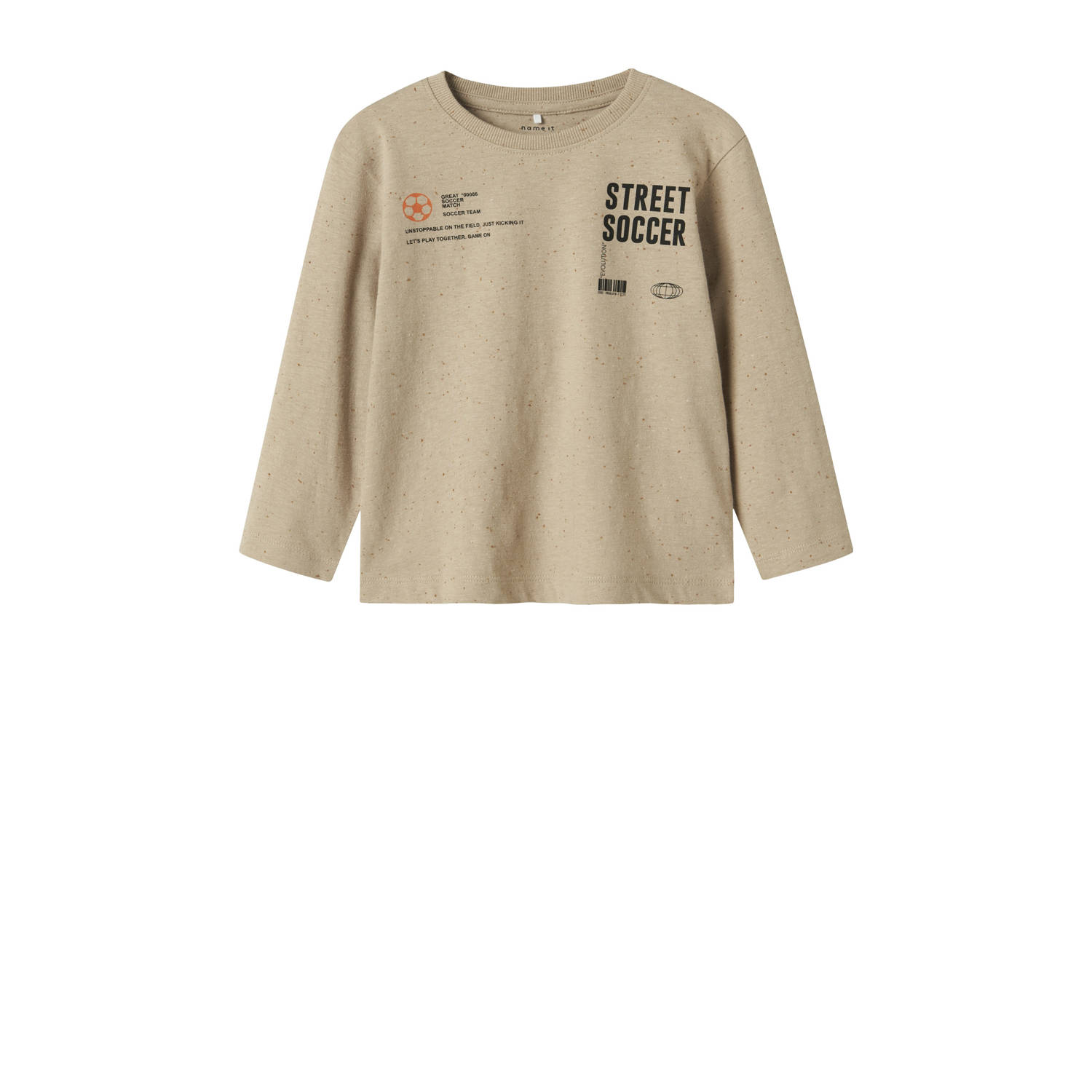 NAME IT MINI longsleeve zand