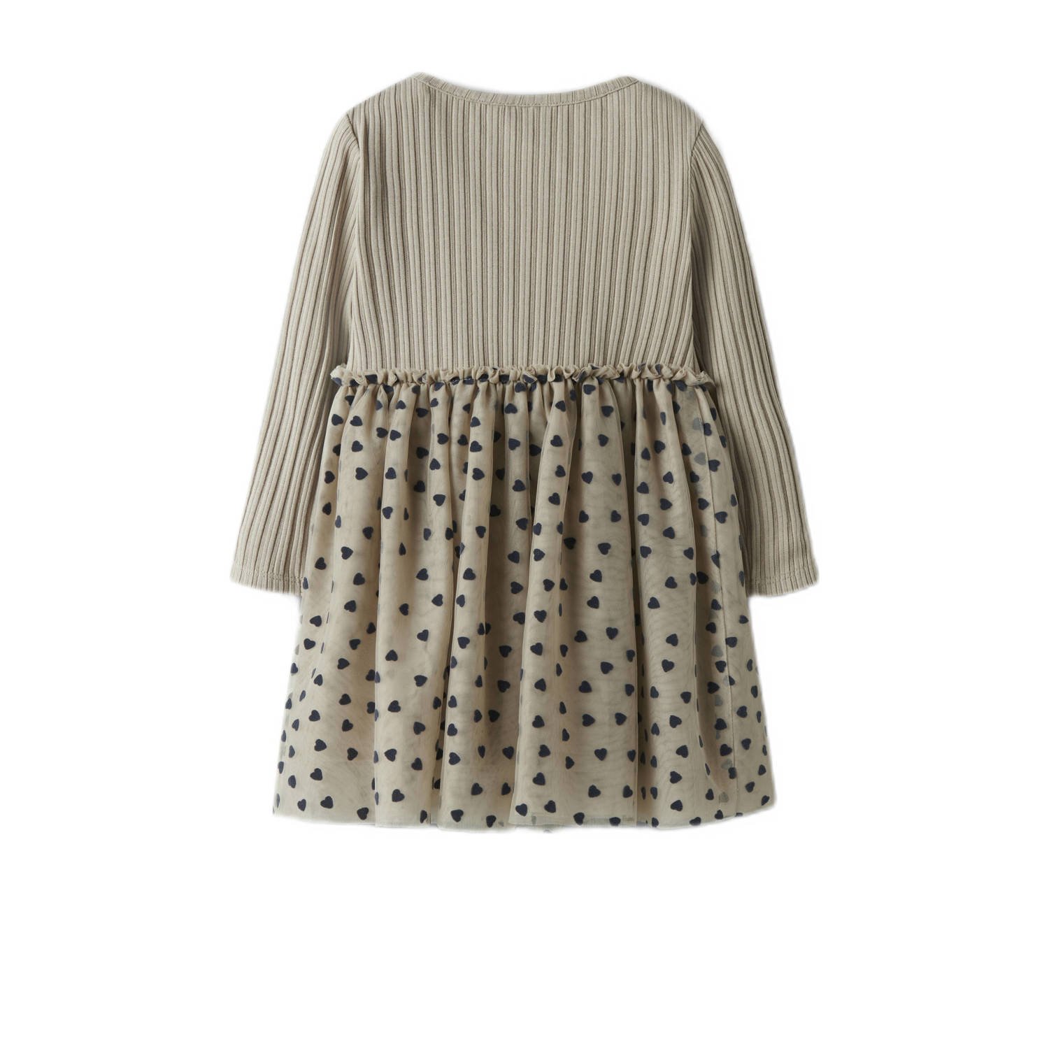 NAME IT MINI korte jurk beige