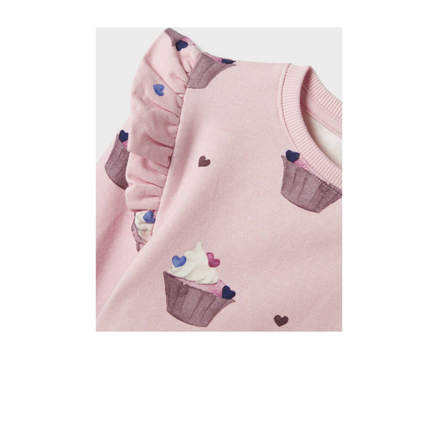 NAME IT MINI sweater lichtroze