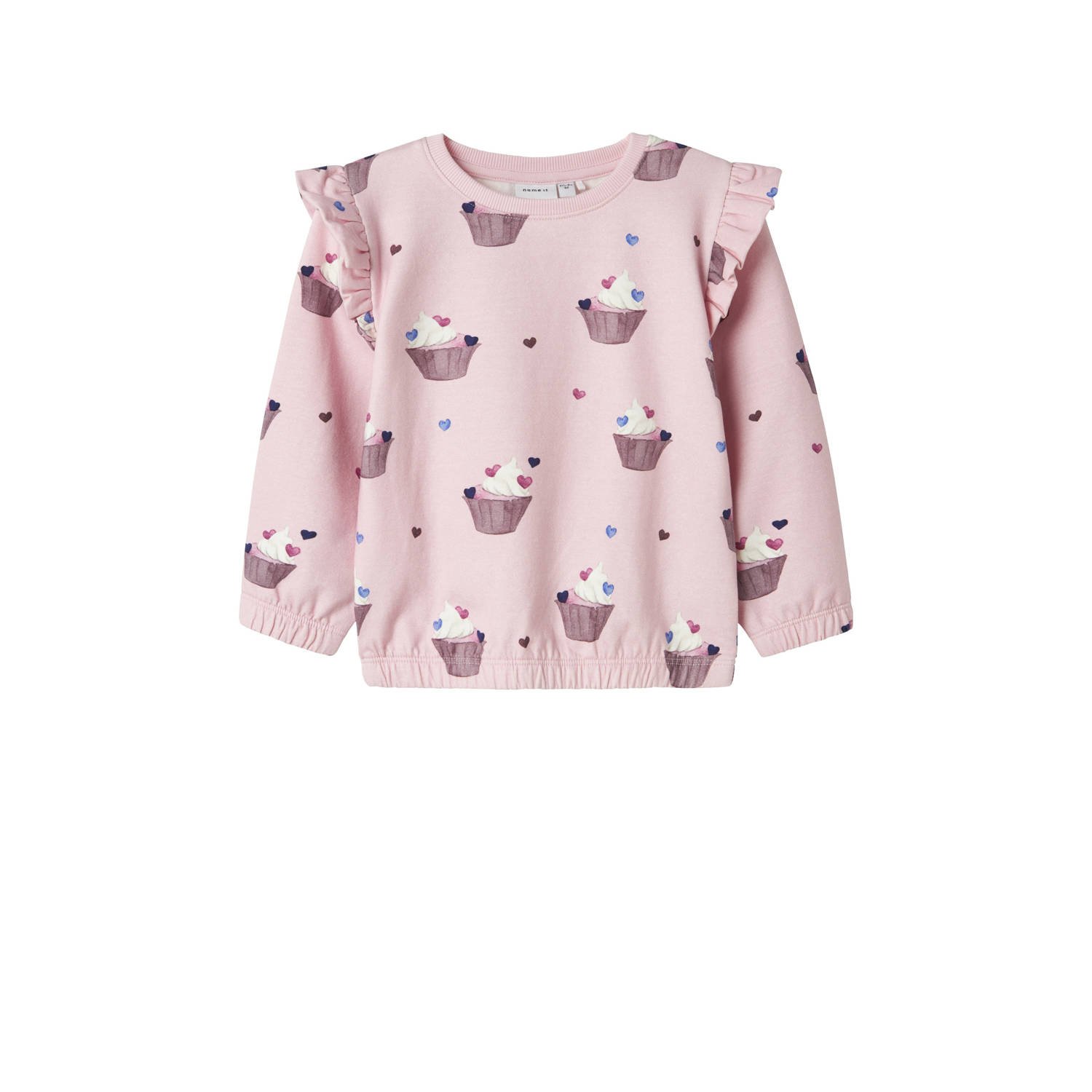 NAME IT MINI sweater lichtroze