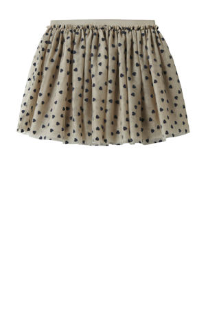 korte rok beige
