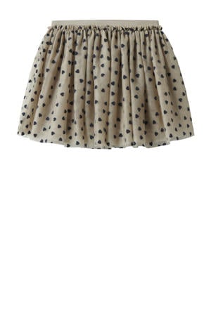 korte rok beige