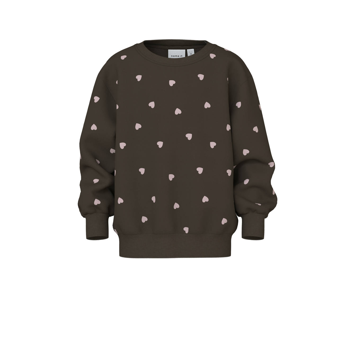 NAME IT MINI sweater donkerbruin