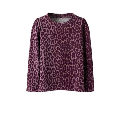 NAME IT MINI longsleeve donkerrood afbeelding