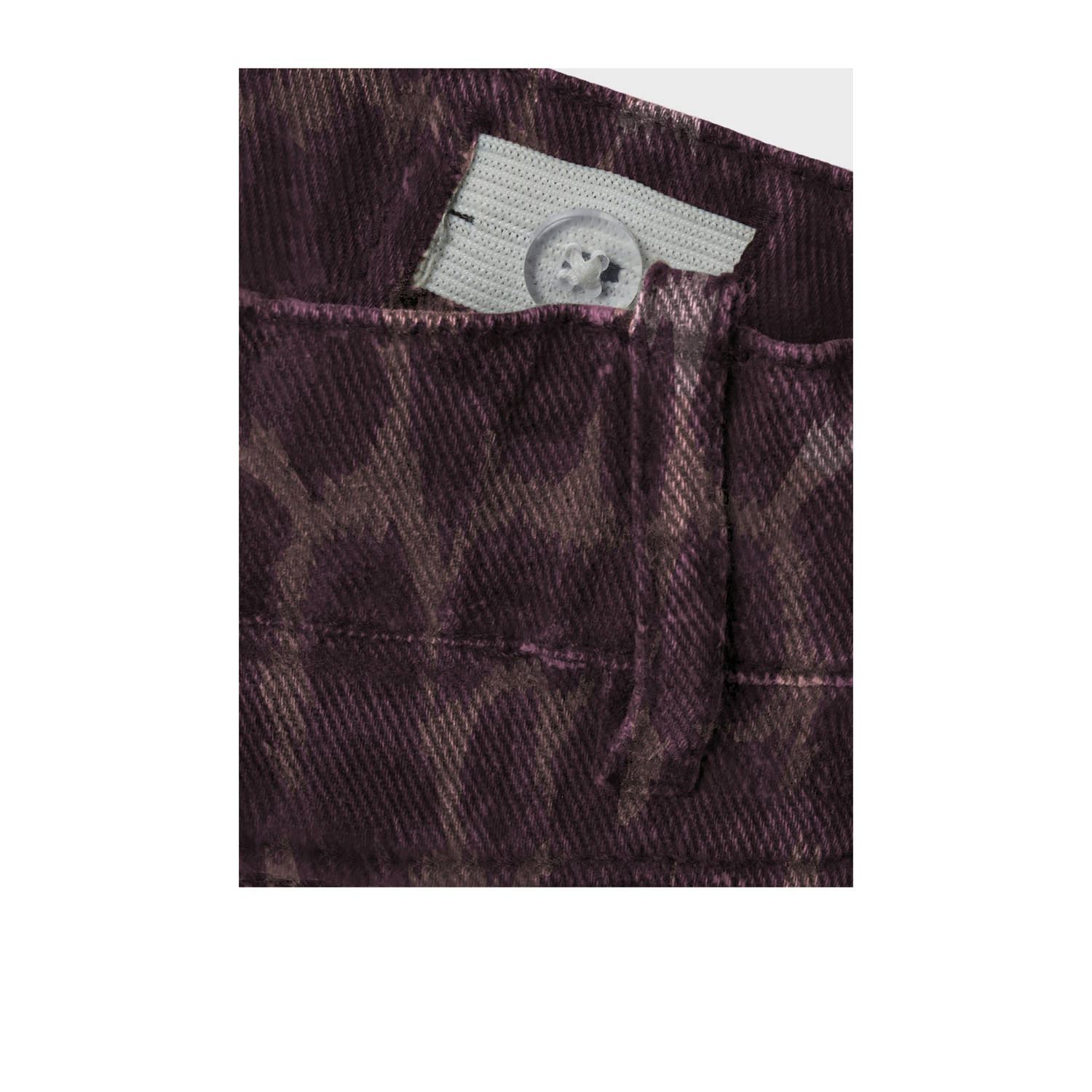 NAME IT KIDS skort donkerrood