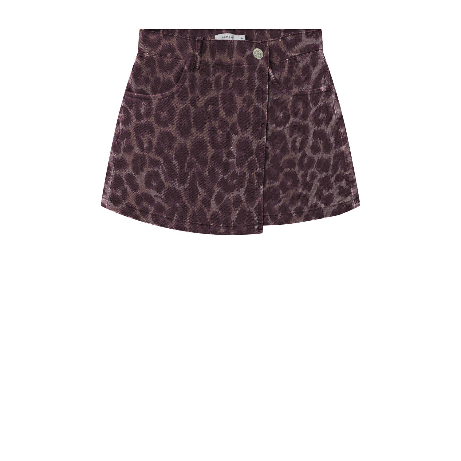 NAME IT KIDS skort donkerrood