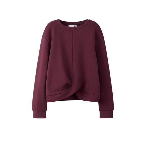 NAME IT KIDS sweater donkerrood afbeelding