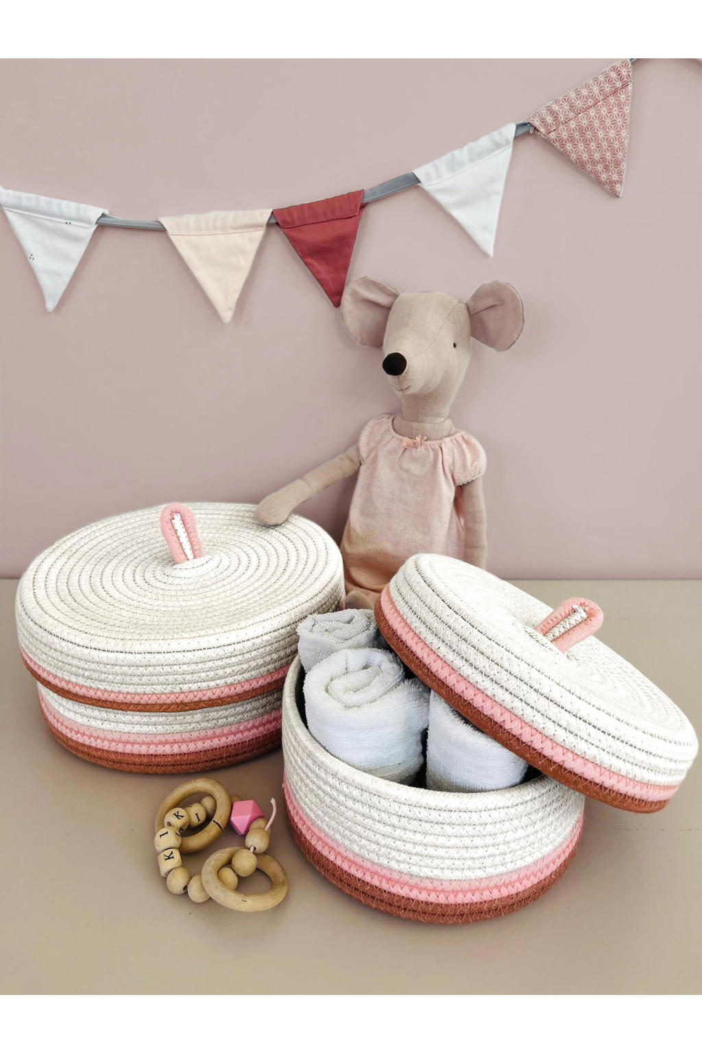 Tapis Petit opbergmand Liva (set van 2)