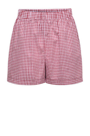 regular waist casual short rood