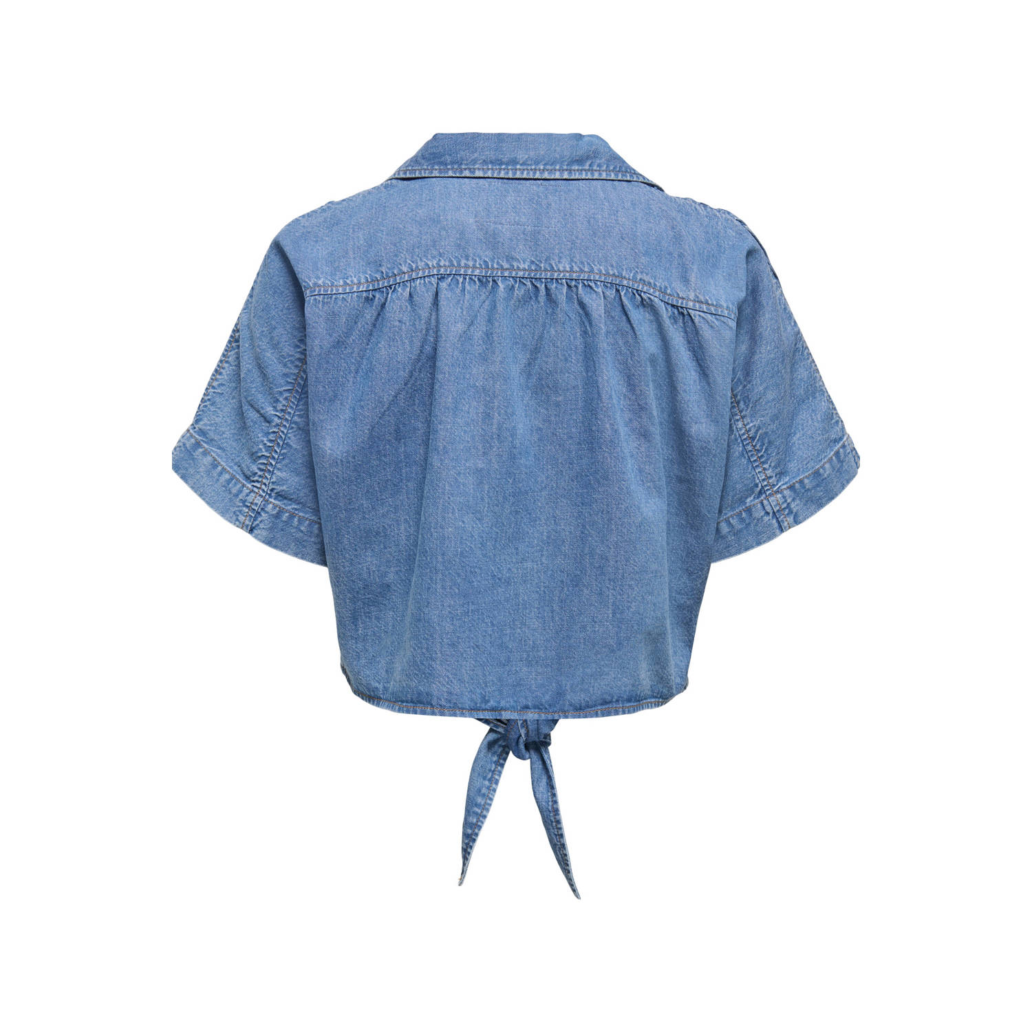 ONLY denim blouse medium blue denim