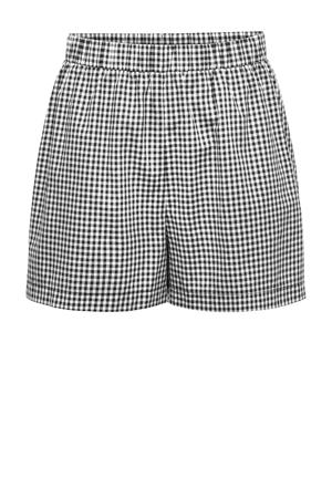 regular waist casual short zwart