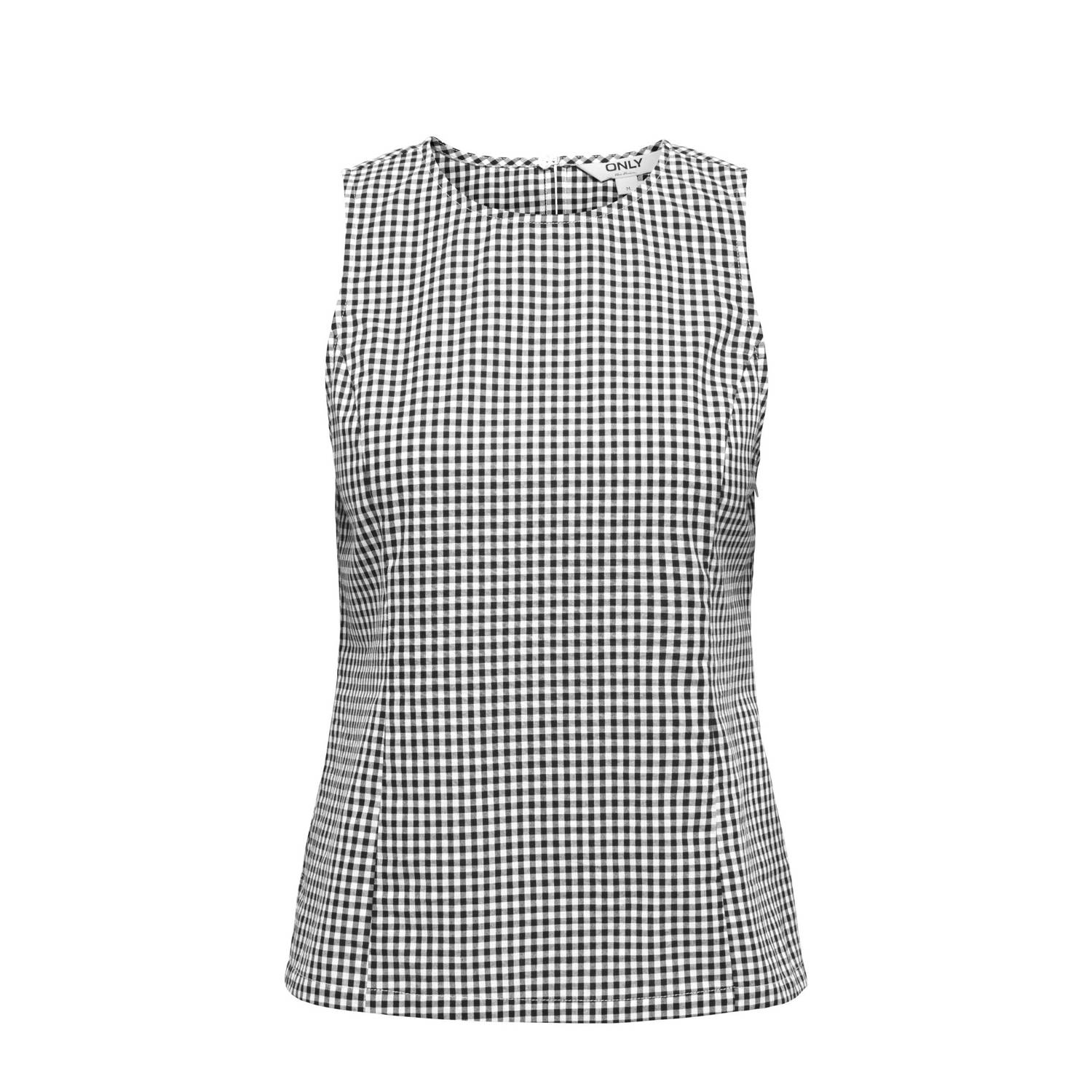 ONLY mouwloze top zwart