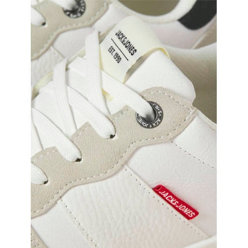 JACK & JONES Jfwbarney Pu Combo Sneaker sneakers wit afbeelding