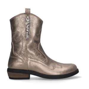 Camilla leren cowboylaarzen brons