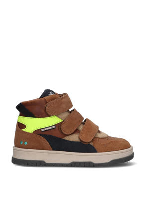 Benjamin Baas leren sneakers bruin