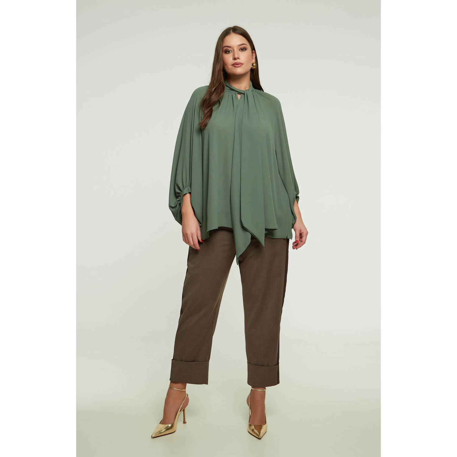 Mat Fashion top groen