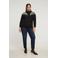 Mat Fashion sweater zwart met pailletten