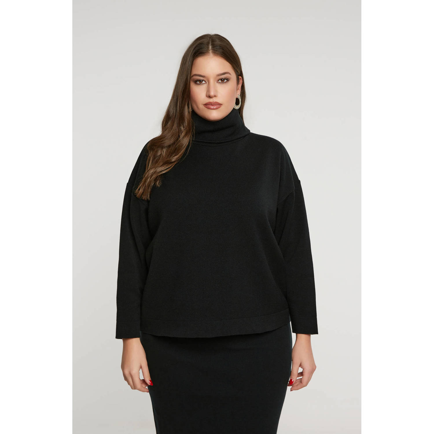 Mat Fashion coltrui zwart