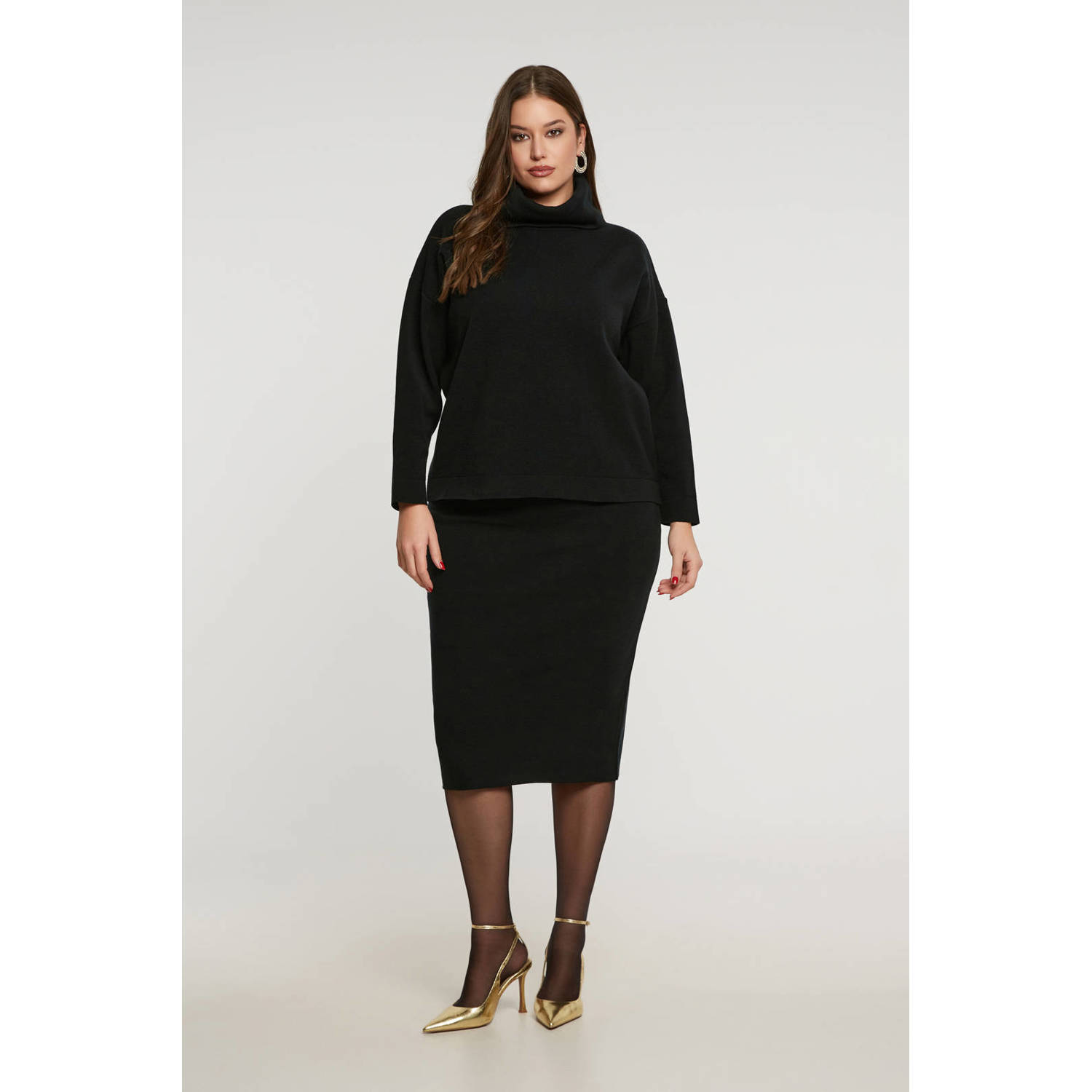 Mat Fashion coltrui zwart