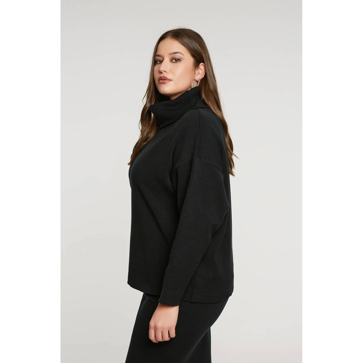 Mat Fashion coltrui zwart