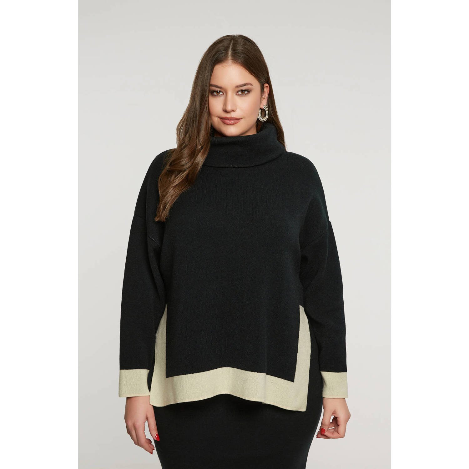 Mat Fashion coltrui zwart