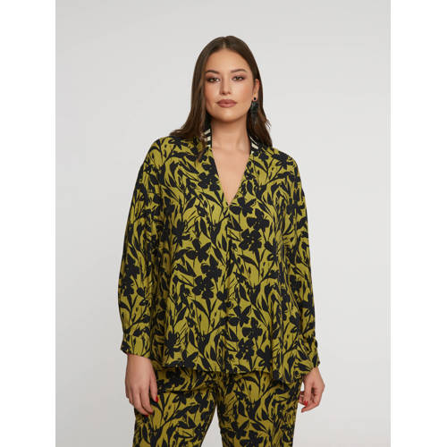 Mat Fashion top geel afbeelding