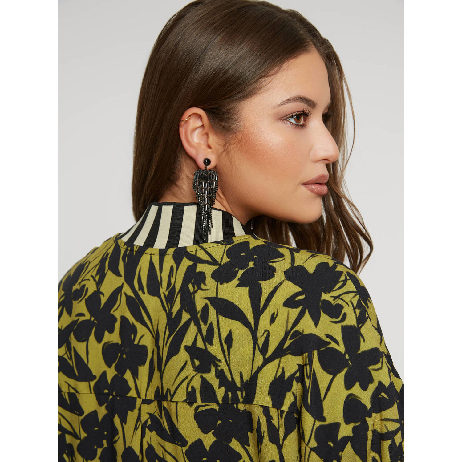 Mat Fashion top geel