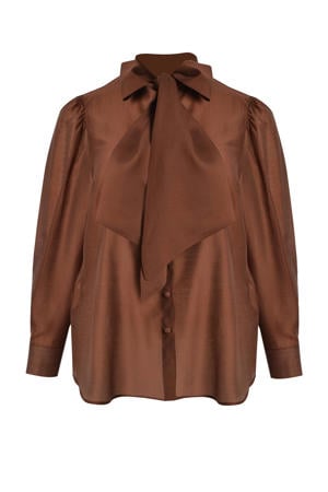 blouse bruin