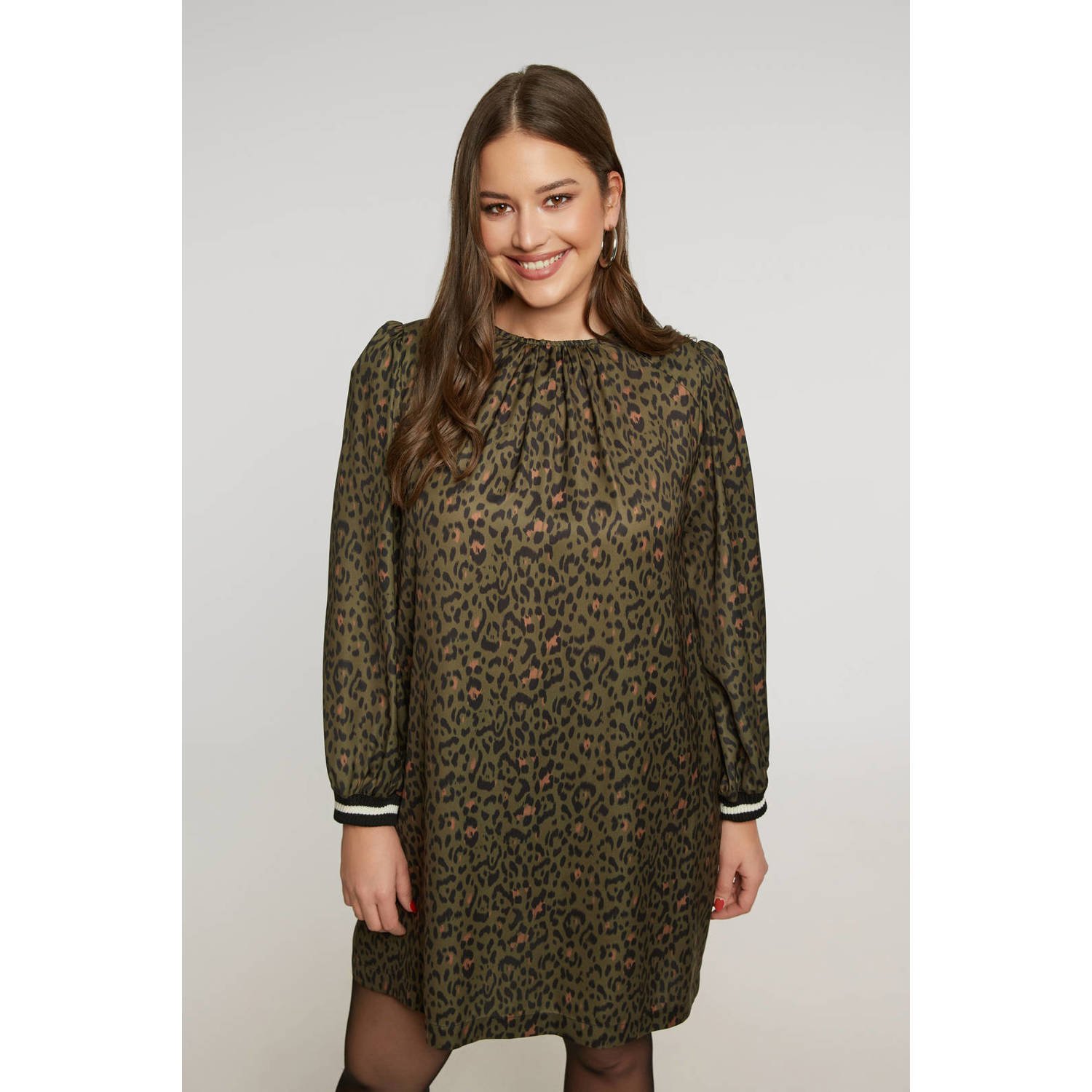 Mat Fashion korte jurk groen