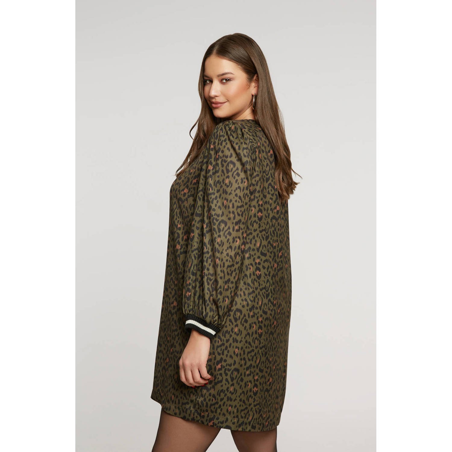 Mat Fashion korte jurk groen