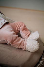 thumbnail: Riffle Amsterdam corduroy flared casual broek roze