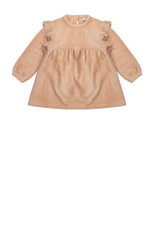 midi jurk roze