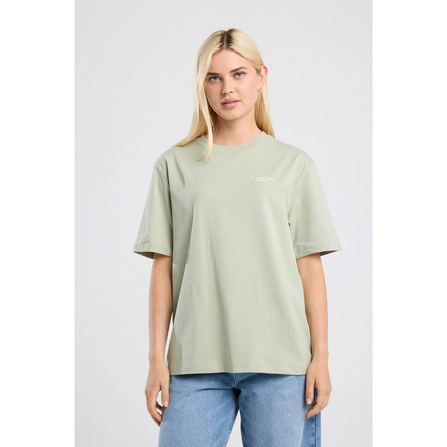 America Today T-shirt lichtgroen