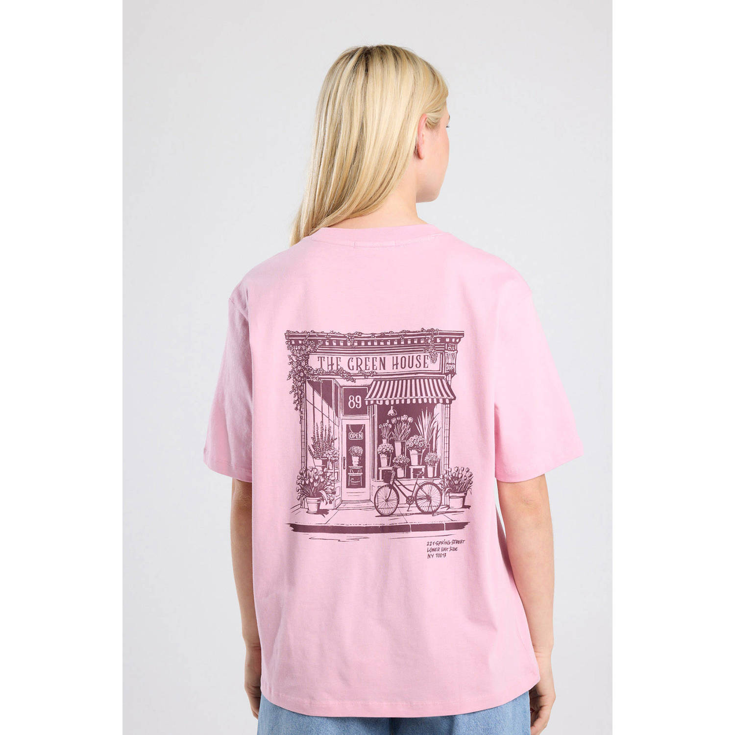 America Today T-shirt roze