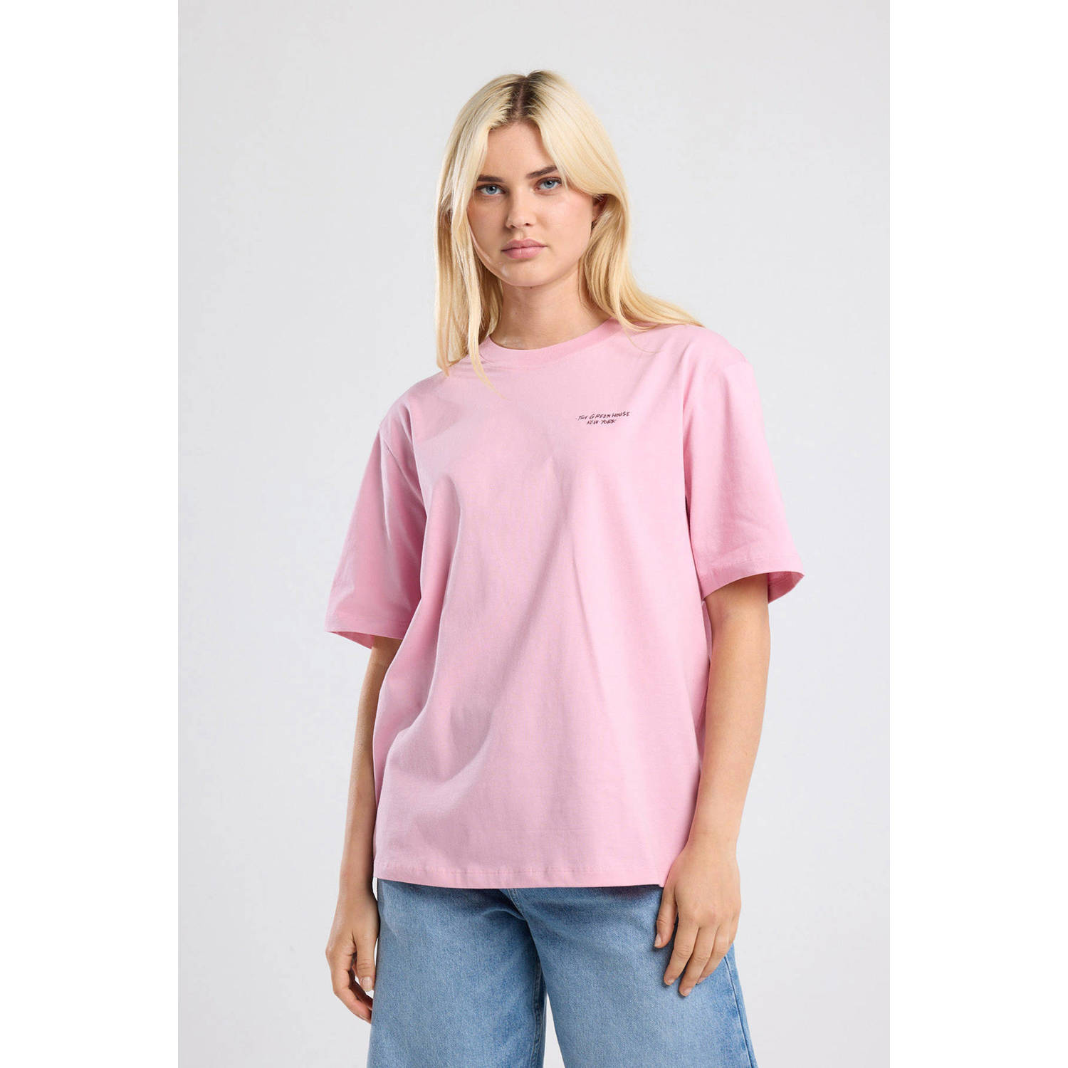 America Today T-shirt roze