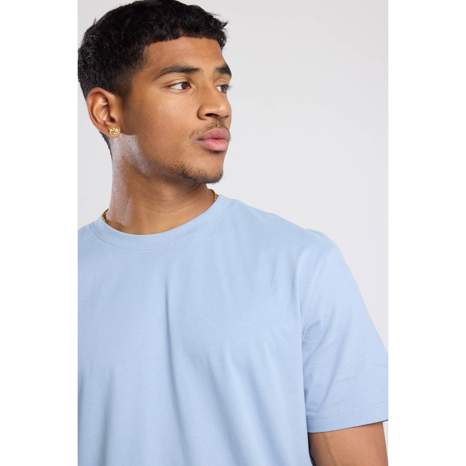 America Today regular T-shirt blauw
