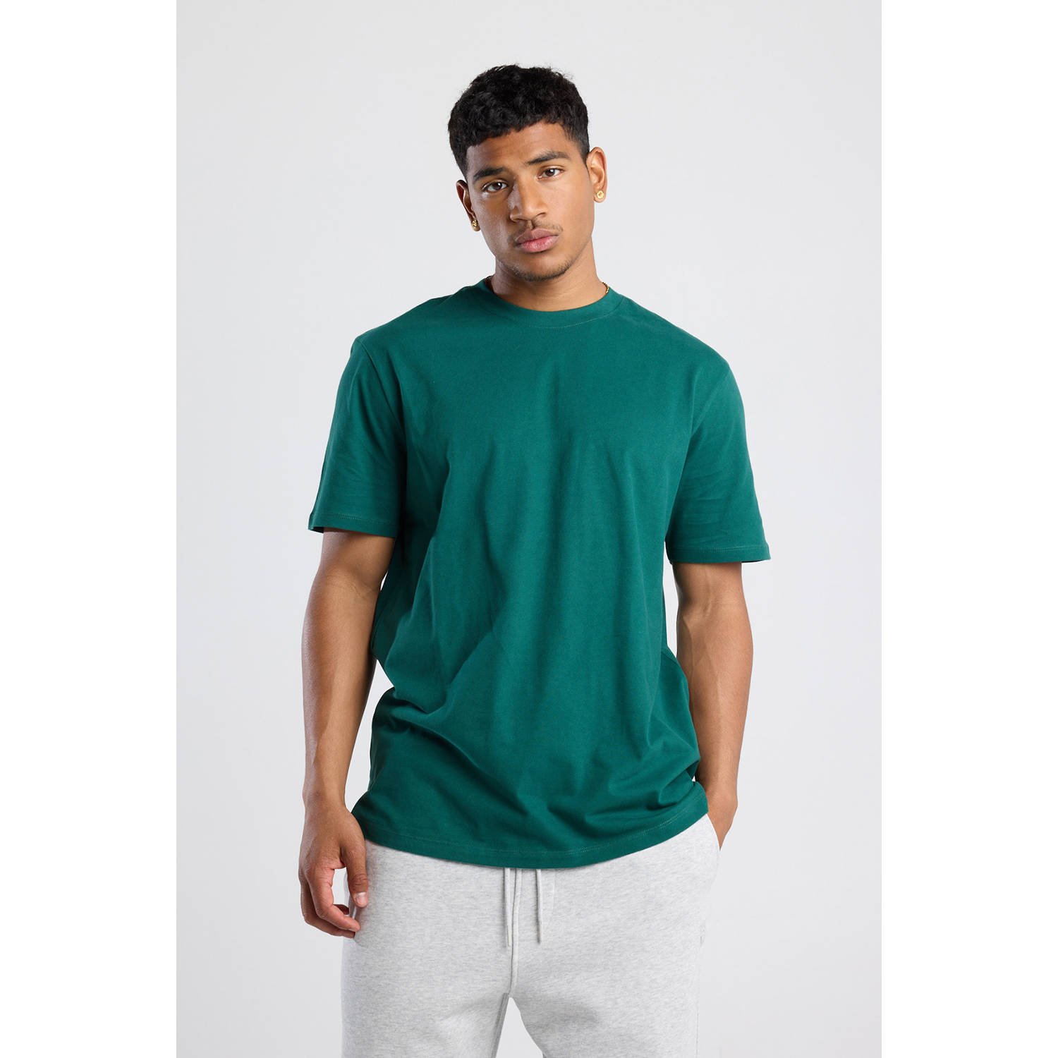 America Today regular T-shirt groen