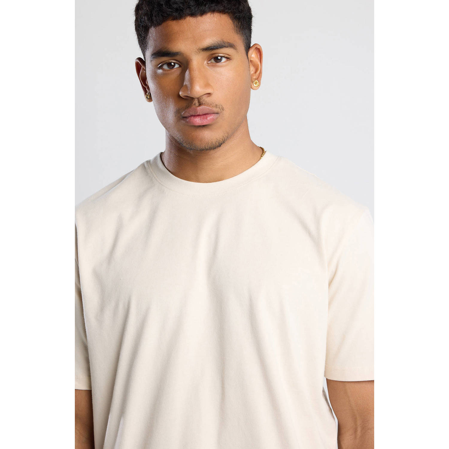 America Today regular T-shirt beige