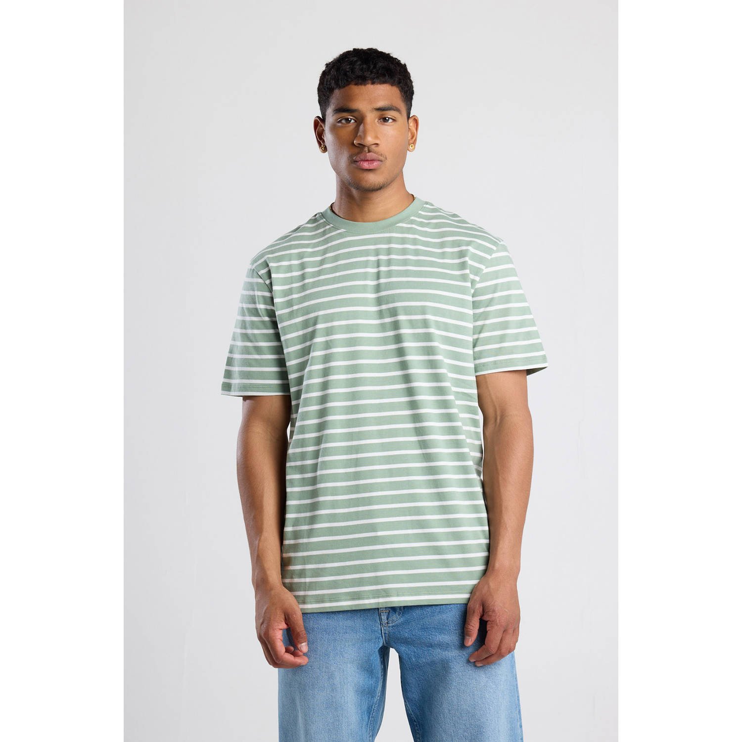 America Today regular T-shirt groen