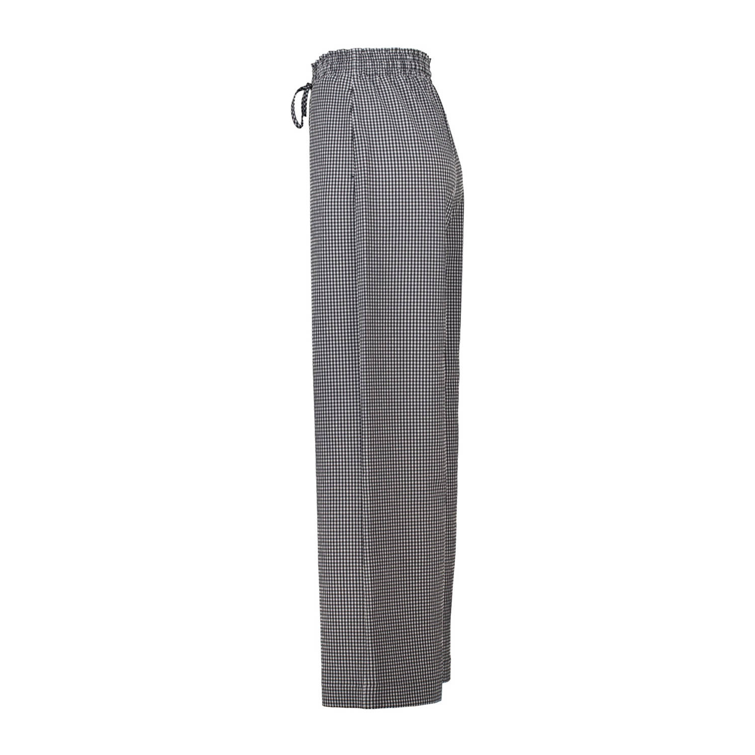 America Today wide leg high waist broek zwart