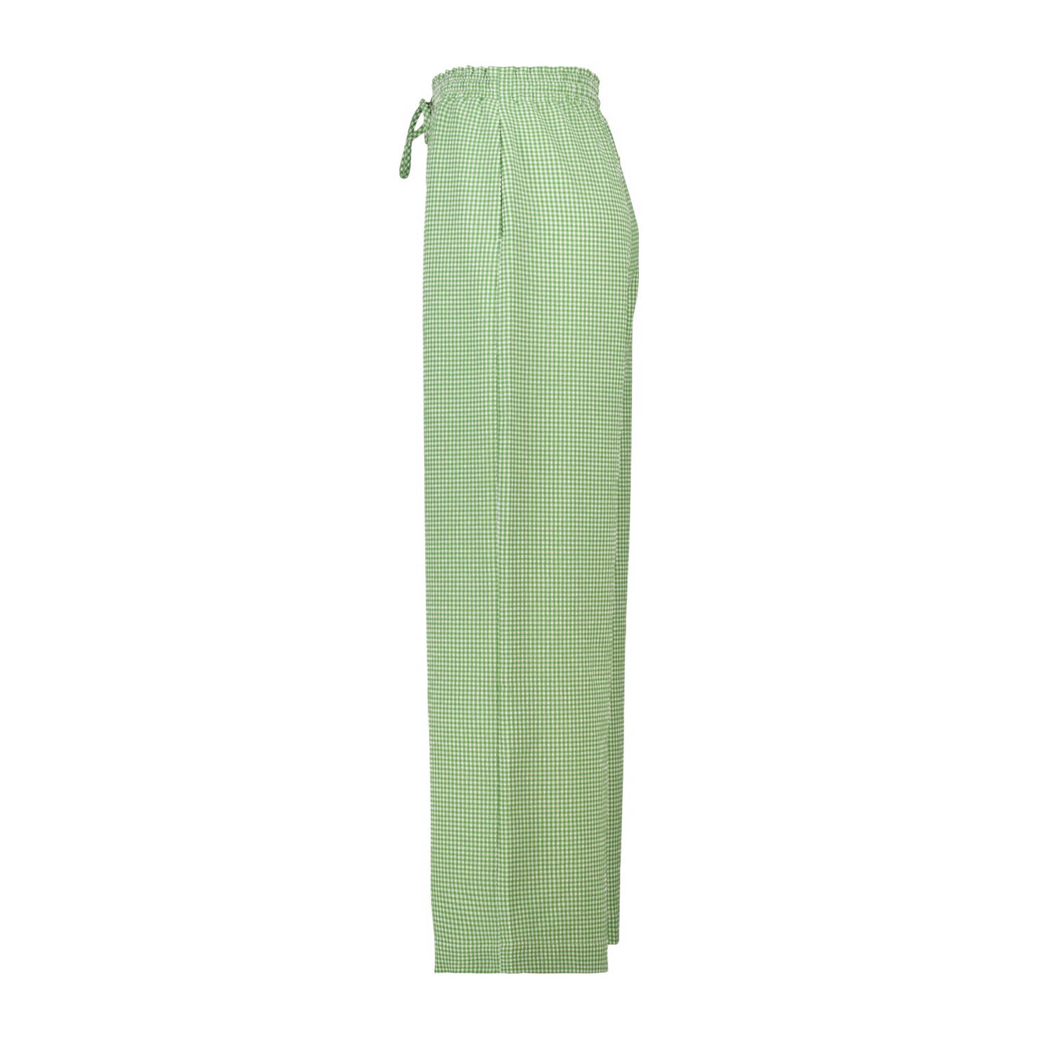 America Today wide leg high waist broek groen