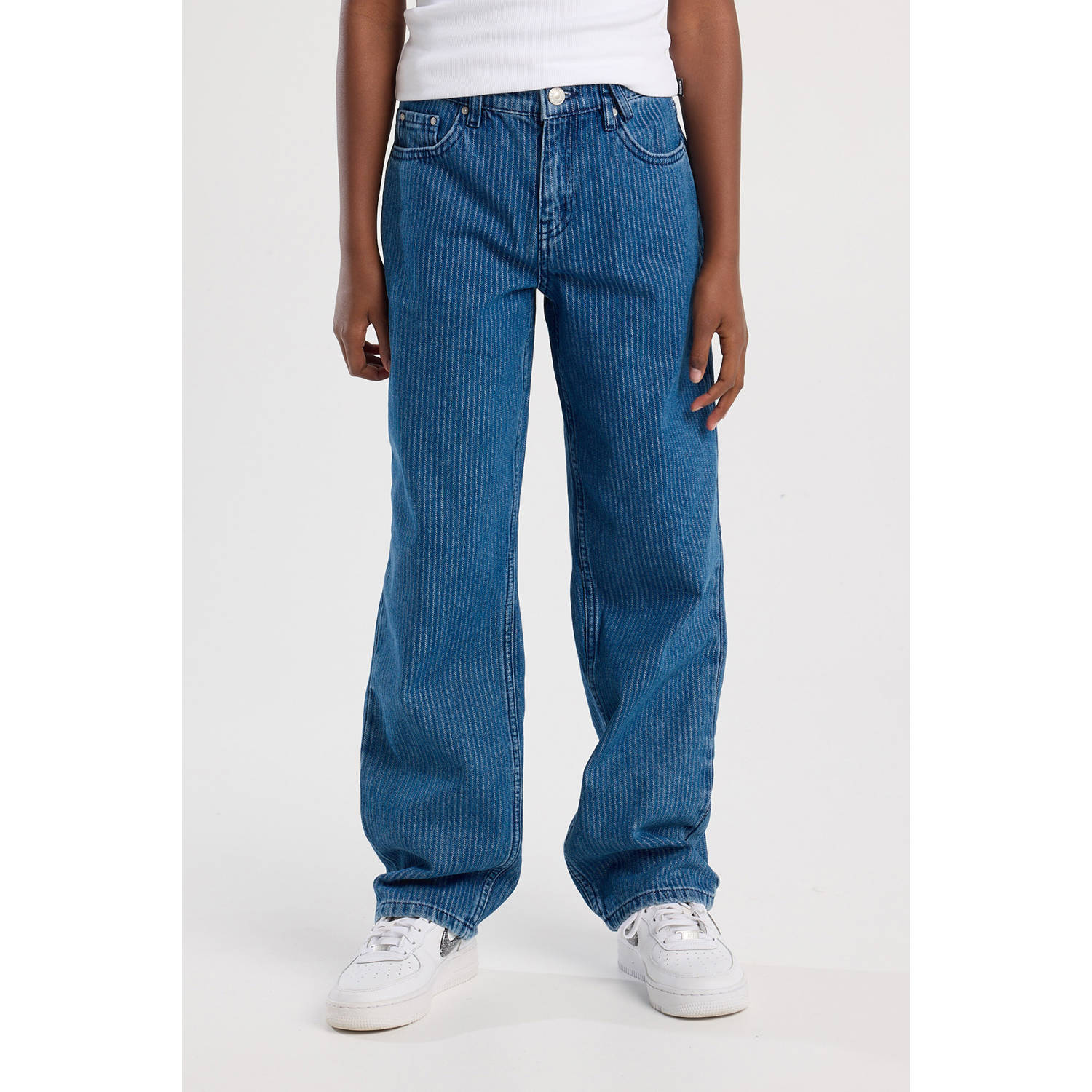 America Today loose fit jeans medium blue denim