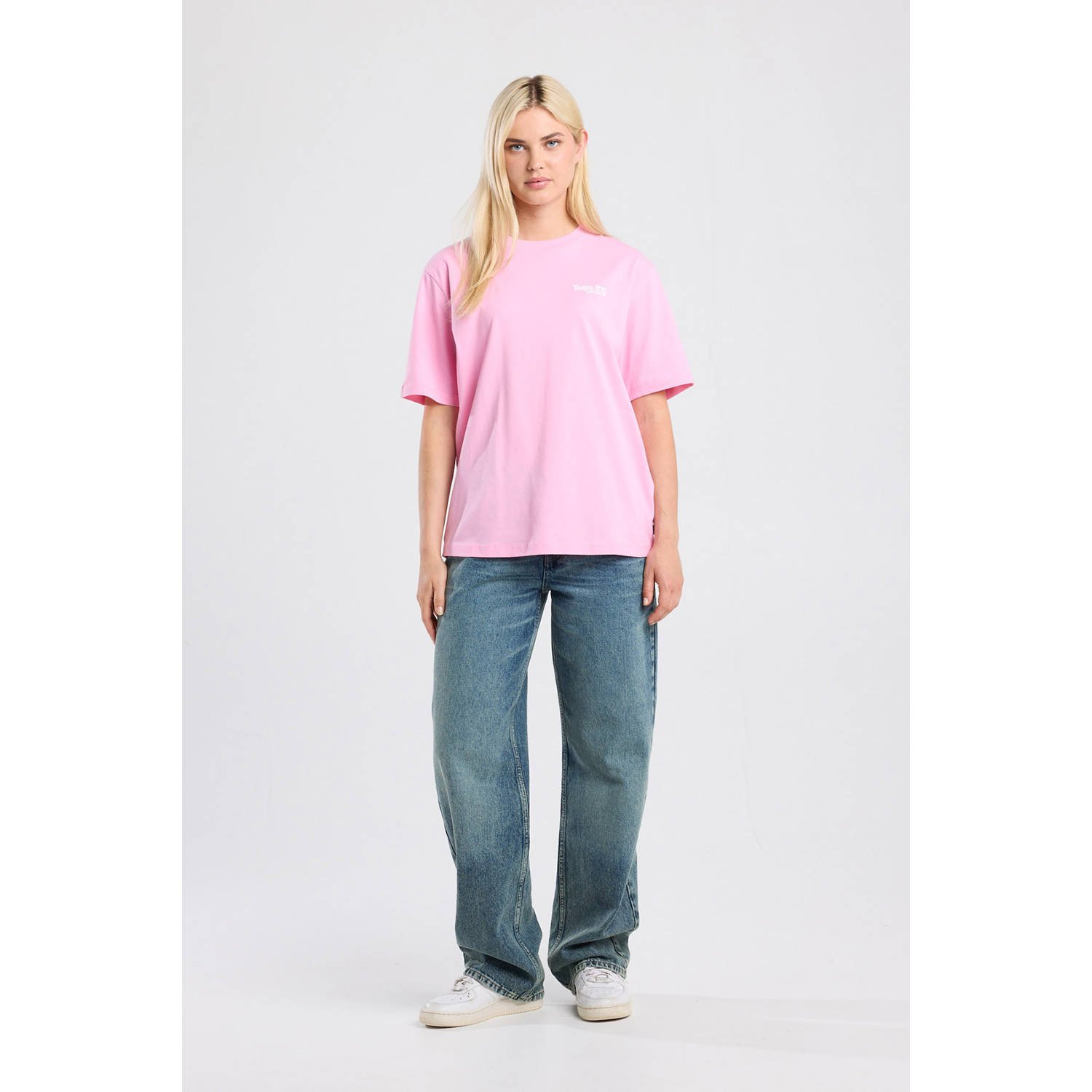 America Today T-shirt roze